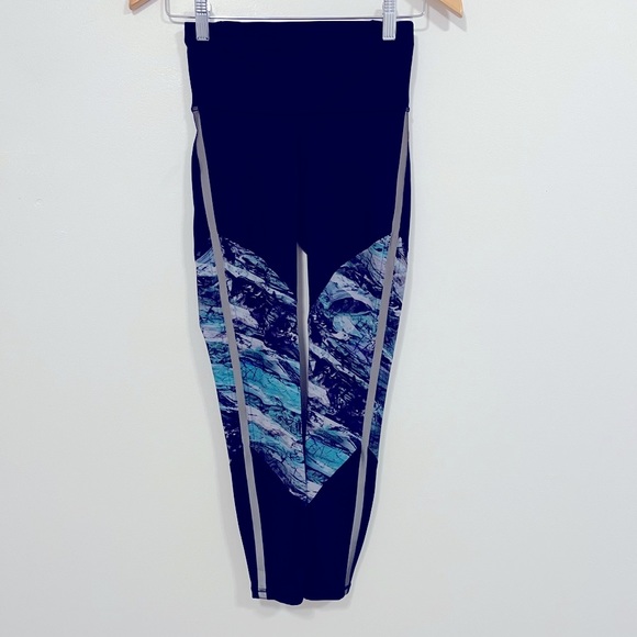 Lululemon Run to Reset Tight 25" Black/Frozen Island Multi 4 - Picture 8 of 16